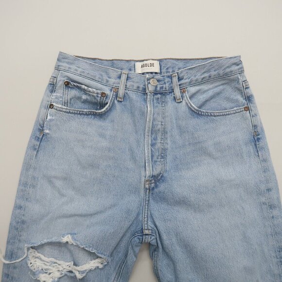 Agolde 90's Crop Jeans in Echo Size 27 - Picture 6 of 13